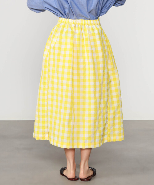 GALLEGO DESPORTES(ギャレゴデスポート)の「GALLEGO DESPORTES | イレギュラープリーツスカート WOMEN(スカート・レディース・イエロー系その他・S)」の9枚目の写真