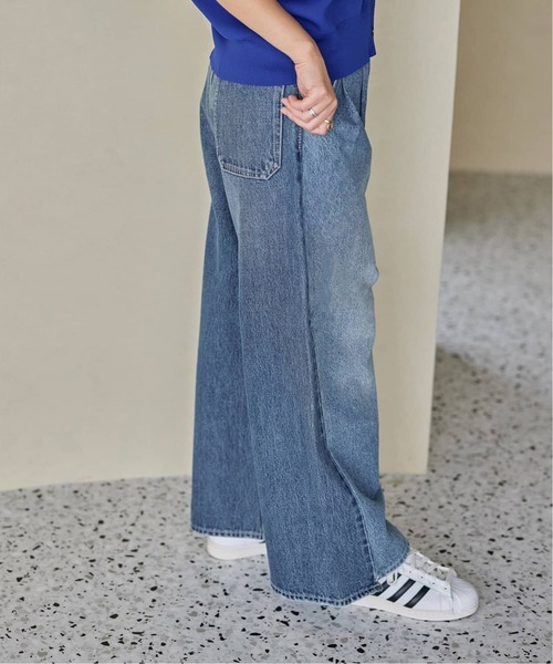 ジャーナルスタンダード2タックワイドデニムパンツ　サックスブルー JOURNAL STANDARD（ジャーナルスタンダード）の「《追加2》2