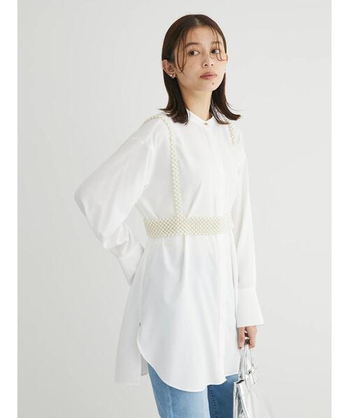 Green Parks(グリーンパークス)の「・HALF TIME パールビスチェ(その他ヘアアクセサリー・レディース・ホワイト・FREE)」の12枚目の写真