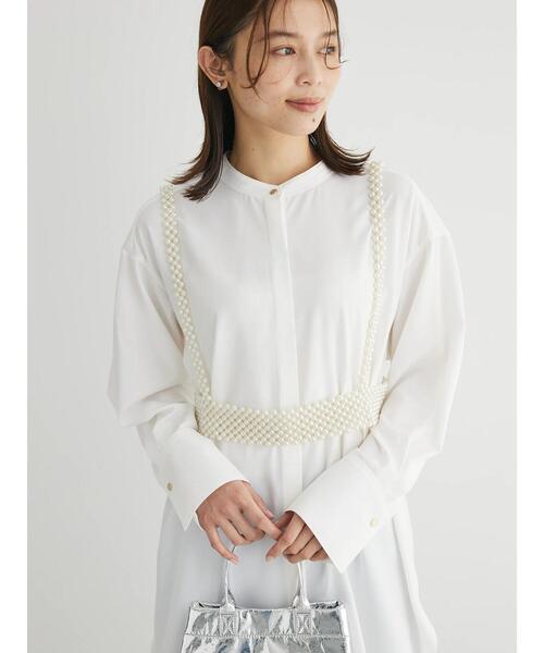 Green Parks(グリーンパークス)の「・HALF TIME パールビスチェ(その他ヘアアクセサリー・レディース・ホワイト・FREE)」の15枚目の写真