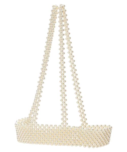 Green Parks(グリーンパークス)の「・HALF TIME パールビスチェ(その他ヘアアクセサリー・レディース・ホワイト・FREE)」の16枚目の写真