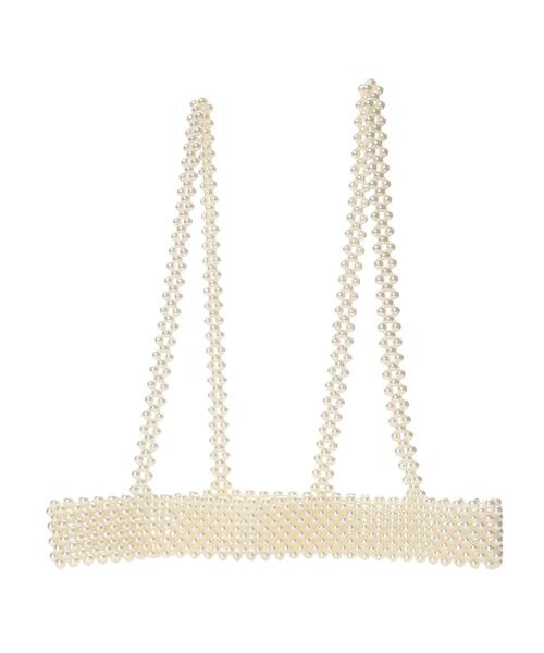 Green Parks(グリーンパークス)の「・HALF TIME パールビスチェ(その他ヘアアクセサリー・レディース・ホワイト・FREE)」の18枚目の写真