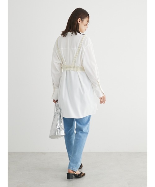 Green Parks(グリーンパークス)の「・HALF TIME パールビスチェ(その他ヘアアクセサリー・レディース・ホワイト・FREE)」の5枚目の写真