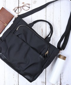 Kastane / トラベルバッグ　ブラック A4サイズ】トラベルBAG（トートバッグ）｜Kastane（カスタネ）の