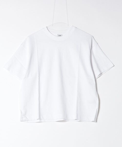 TIGORA(ティゴラ)の「ティゴラ TIGORA コットンオーバーサイズTシャツ(Tシャツ/カットソー・レディース・ライトグリーン/グリーン/ホワイト/ラベンダー/コーラル/ブラック・S/M/L/XL)」の1枚目の写真