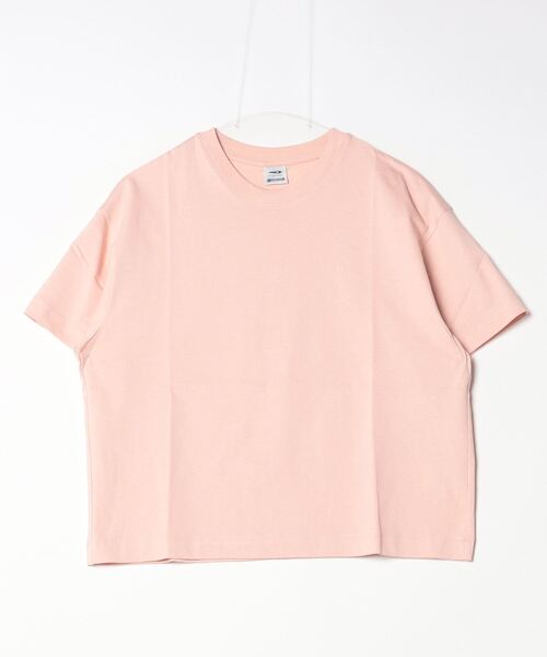 TIGORA(ティゴラ)の「ティゴラ TIGORA コットンオーバーサイズTシャツ(Tシャツ/カットソー・レディース・ライトグリーン/グリーン/ホワイト/ラベンダー/コーラル/ブラック・S/M/L/XL)」の6枚目の写真