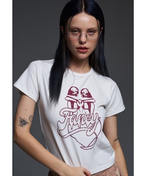 tシャツ A'GEM/9 × .kom 「 FANCY CLUB/ファンシークラブ」 ROVE GYPSY TEE/ジプシー Tシャツ レディース A'GEM/9 × .kom 『 FANCY CLUB/ファンシークラブ』 ROVE GYPSY