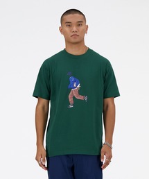 Athletics Sport Styleリラックス ショートスリーブTシャツ