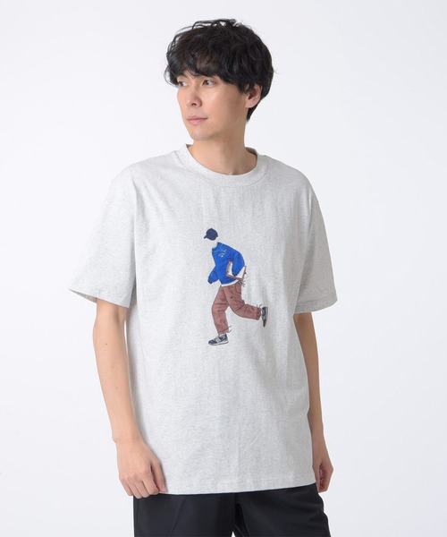 NEW BALANCE（ニューバランス）の「Athletics Sport Styleリラックス ショートスリーブTシャツ（Tシャツ/カットソー・メンズ・グリーン/ヘザーグレー・XX-LARGE/X-LARGE/MEDIUM/SMALL/LARGE）」の2枚目の写真