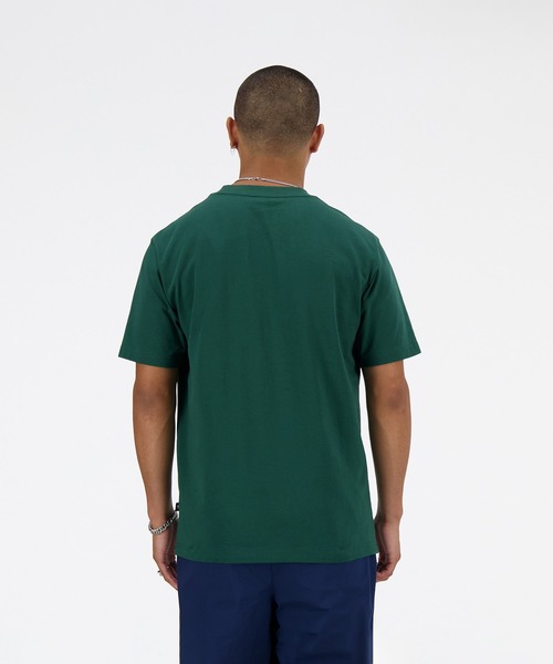 NEW BALANCE（ニューバランス）の「Athletics Sport Styleリラックス ショートスリーブTシャツ（Tシャツ/カットソー・メンズ・グリーン/ヘザーグレー・XX-LARGE/X-LARGE/MEDIUM/SMALL/LARGE）」の12枚目の写真