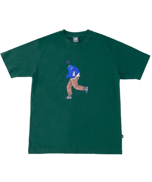 NEW BALANCE（ニューバランス）の「Athletics Sport Styleリラックス ショートスリーブTシャツ（Tシャツ/カットソー・メンズ・グリーン/ヘザーグレー・XX-LARGE/X-LARGE/MEDIUM/SMALL/LARGE）」の4枚目の写真