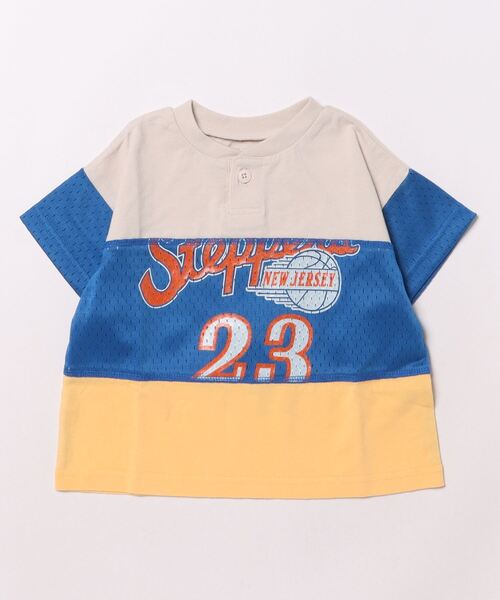 Ocean&Ground（オーシャン&グラウンド）の「ゲームシャツリメイクTシャツ（80～140cm）（Tシャツ/カットソー・キッズ・レッド/キナリ/グリーン/ブルー・100/140/130/120/110/95/90/80）」の10枚目の写真