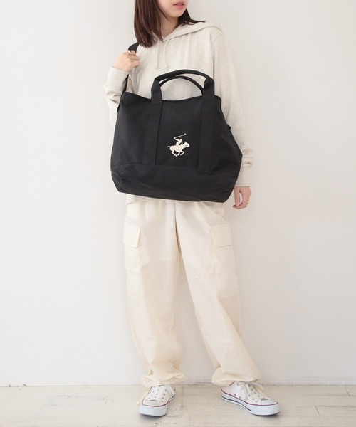 セール】【BEVERLY HILLS POLO CLUB】A4収納可能 2WAYトート
