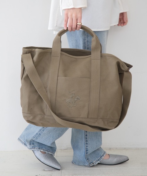 セール】【BEVERLY HILLS POLO CLUB】A4収納可能 2WAYトート