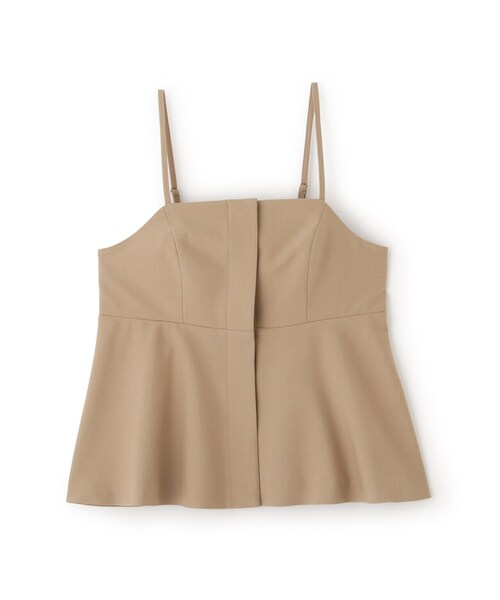 FREE'S MART（フリーズマート）の「◆[セットアップ対応]ペプラムキャミソールビスチェ（シャツ/ブラウス・レディース・ブラック/ベージュ・FREE）」の20枚目の写真