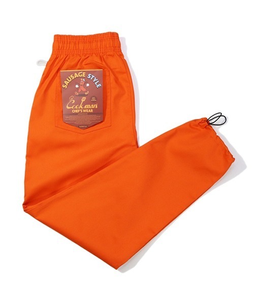 COOKMAN(クックマン)の「Cookman クックマン シェフパンツ イージーパンツ ワイドパンツ Sausage Style Over Cooked Chorizo(その他パンツ・メンズ・オレンジ・LARGE/X-LARGE/XX-LARGE)」の2枚目の写真