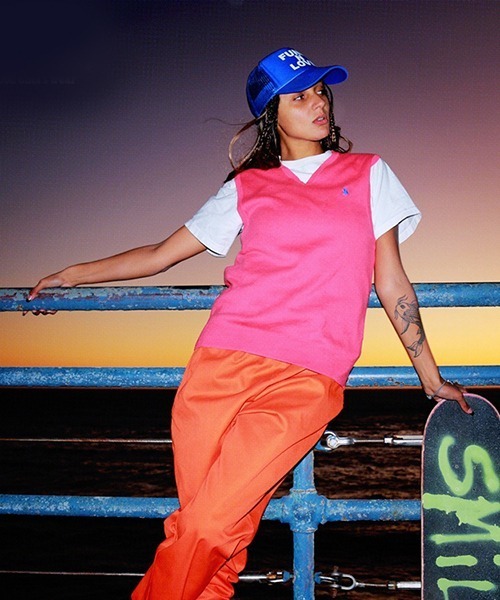 COOKMAN(クックマン)の「Cookman クックマン シェフパンツ イージーパンツ ワイドパンツ Sausage Style Over Cooked Chorizo(その他パンツ・メンズ・オレンジ・LARGE/X-LARGE/XX-LARGE)」の17枚目の写真