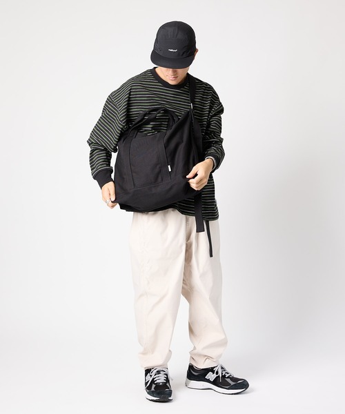 meltum(メルタム)の「2WAY CANVAS TOTE(トートバッグ・メンズ・ブラック/ナチュラル・FREE)」の22枚目の写真