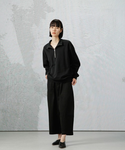 Apo(s)ture(アポスチャー)の「DUA-001/デニムワンタックサルエルパンツ(デニムパンツ・レディース・ネイビー/ブラック・XS/S/M/L/XL)」の17枚目の写真