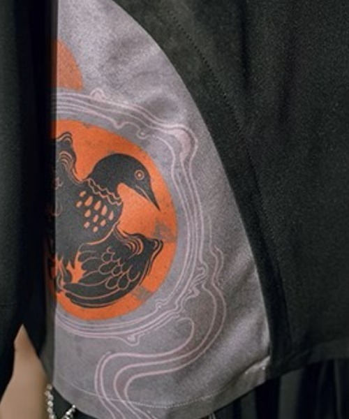A'GEM9(エージェムナイン)の「A'GEM/9 × .kom 『古怪舎/グガイシャ』 /デザインジャケット②(シャツ/ブラウス・レディース・ブラック・L)」の7枚目の写真