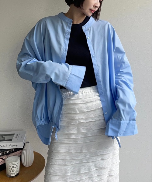 セール】バックギャザーオーバーシャツ（シャツ/ブラウス）｜ap retro