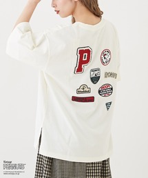 PEANUTS（ピーナッツ）の「PEANUTS(ピーナッツ)スヌーピーワッペンビッグTシャツ（Tシャツ/カットソー）」