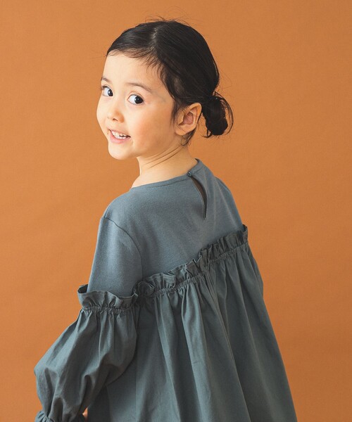 B:MING by BEAMS（ビーミングバイビームス）の「切替 フリルワンピース（90～140cm）（ワンピース・キッズ・ベージュ/ブラック/ブルー系その他2・90/100/110/120/130/140）」の17枚目の写真