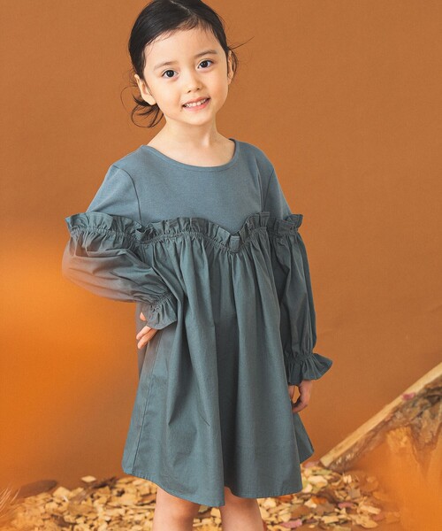 B:MING by BEAMS（ビーミングバイビームス）の「切替 フリルワンピース