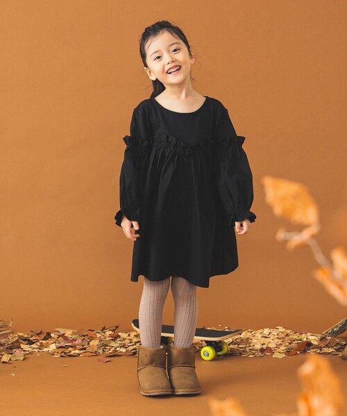 B:MING by BEAMS（ビーミングバイビームス）の「切替 フリルワンピース