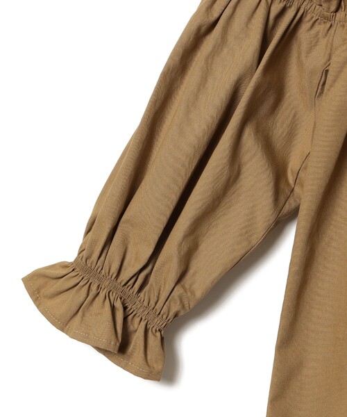 B:MING by BEAMS（ビーミングバイビームス）の「切替 フリルワンピース（90～140cm）（ワンピース・キッズ・ベージュ/ブラック/ブルー系その他2・90/100/110/120/130/140）」の5枚目の写真