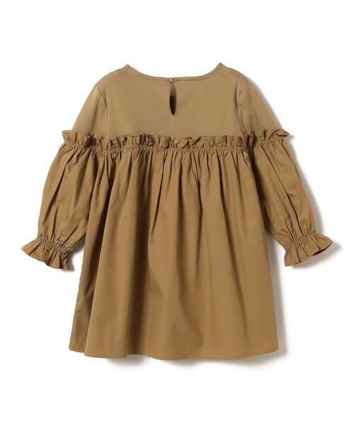 B:MING by BEAMS（ビーミングバイビームス）の「切替 フリルワンピース（90～140cm）（ワンピース・キッズ・ベージュ/ブラック/ブルー系その他2・90/100/110/120/130/140）」の8枚目の写真