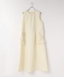 LOWRYS FARM | ポケツキドロストワンピースノースリーブ　113601(ワンピース)