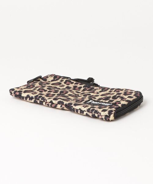 THRASHER（スラッシャー）の「【THRASHER/スラッシャー】ダブルファスナーL字型ロングウォレット（財布・メンズ・ブラック/レオパード・FREE）」の4枚目の写真