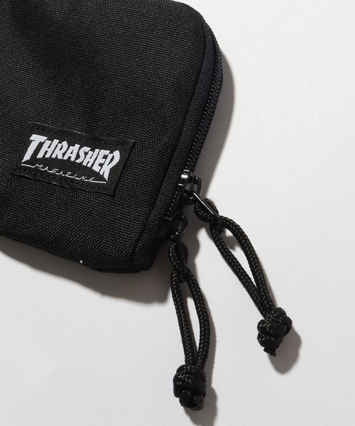 THRASHER（スラッシャー）の「【THRASHER/スラッシャー】ダブルファスナーL字型ロングウォレット（財布・メンズ・ブラック/レオパード・FREE）」の7枚目の写真