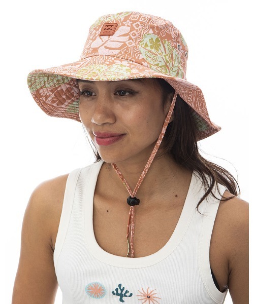 BILLABONG（ビラボン）の「BILLABONG レディース ADIV SURF SUN HAT ハット 【2024年夏モデル】/ビラボンナイロンハット（ハット・レディース・マルチ・FREE）」の2枚目の写真