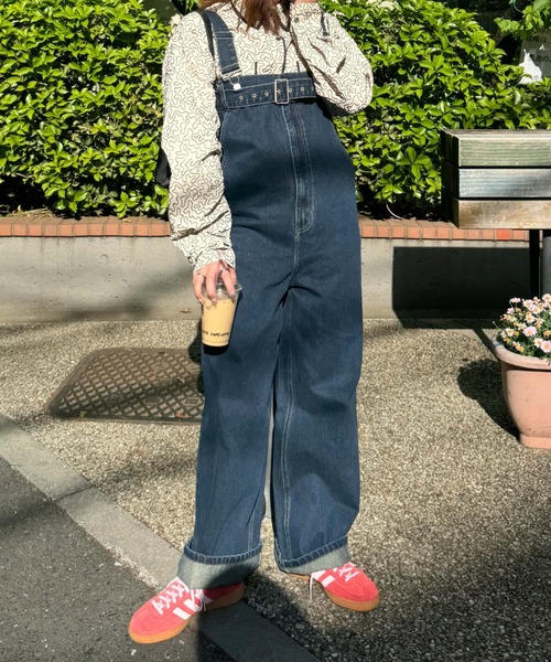 archives（アルシーヴ）の「＜ＬＩＭＩＴＥＤ＞Ｓｕｓｐｅｎｄｅｒ　Ｄｅｎｉｍ（サロペット/オーバーオール・レディース・オフホワイト/ネイビー/ブラック・MEDIUM）」の3枚目の写真