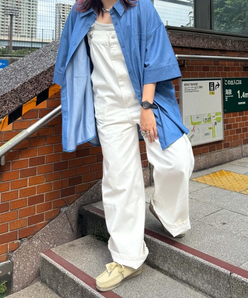 archives（アルシーヴ）の「＜ＬＩＭＩＴＥＤ＞Ｓｕｓｐｅｎｄｅｒ　Ｄｅｎｉｍ（サロペット/オーバーオール・レディース・オフホワイト/ネイビー/ブラック・MEDIUM）」の5枚目の写真