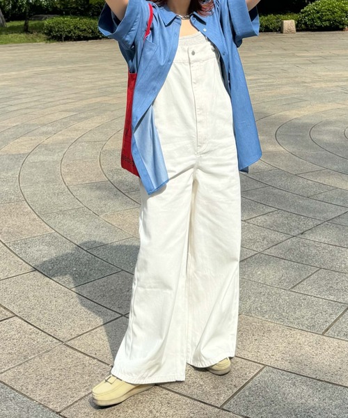 archives（アルシーヴ）の「＜ＬＩＭＩＴＥＤ＞Ｓｕｓｐｅｎｄｅｒ　Ｄｅｎｉｍ（サロペット/オーバーオール・レディース・オフホワイト/ネイビー/ブラック・MEDIUM）」の7枚目の写真