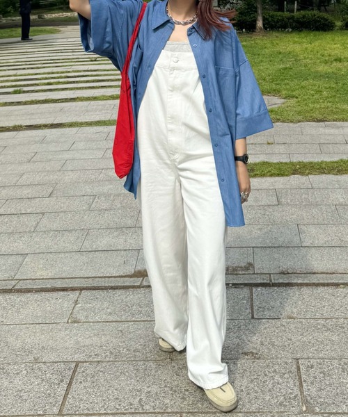 archives（アルシーヴ）の「＜ＬＩＭＩＴＥＤ＞Ｓｕｓｐｅｎｄｅｒ　Ｄｅｎｉｍ（サロペット/オーバーオール・レディース・オフホワイト/ネイビー/ブラック・MEDIUM）」の11枚目の写真