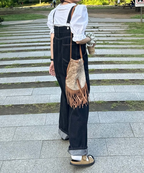 archives（アルシーヴ）の「＜ＬＩＭＩＴＥＤ＞Ｓｕｓｐｅｎｄｅｒ　Ｄｅｎｉｍ（サロペット/オーバーオール・レディース・オフホワイト/ネイビー/ブラック・MEDIUM）」の15枚目の写真