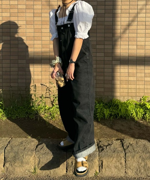 archives（アルシーヴ）の「＜ＬＩＭＩＴＥＤ＞Ｓｕｓｐｅｎｄｅｒ　Ｄｅｎｉｍ（サロペット/オーバーオール・レディース・オフホワイト/ネイビー/ブラック・MEDIUM）」の14枚目の写真