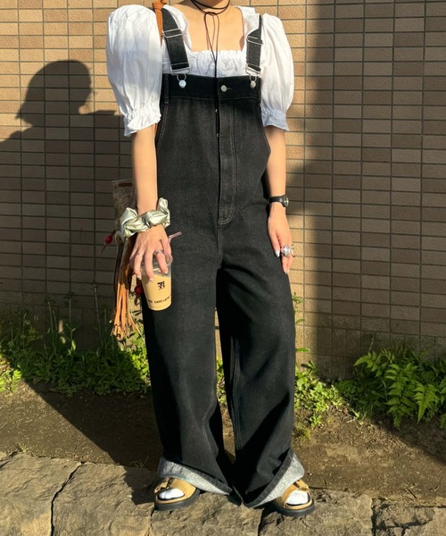 archives（アルシーヴ）の「＜ＬＩＭＩＴＥＤ＞Ｓｕｓｐｅｎｄｅｒ　Ｄｅｎｉｍ（サロペット/オーバーオール・レディース・オフホワイト/ネイビー/ブラック・MEDIUM）」の22枚目の写真