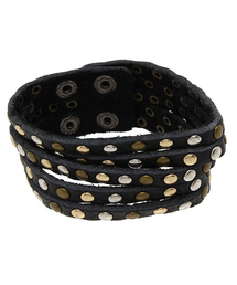 WEGO | WEGO/ラウンドスタッズ5連ブレスレット(ブレスレット)