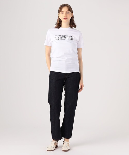 Les petits basics（ルベーシック）の「Les Petits Basics VERCORS EN FLEEURS. Tシャツ（Tシャツ/カットソー・レディース・ホワイト系その他・XS）」の2枚目の写真