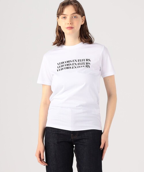 Les petits basics（ルベーシック）の「Les Petits Basics VERCORS EN FLEEURS. Tシャツ（Tシャツ/カットソー・レディース・ホワイト系その他・XS）」の3枚目の写真