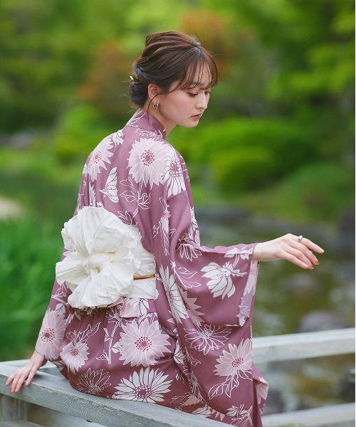 ad thie 2way 浴衣 3点セット アソート柄 セパレート浴衣3点セット ad thie 浴衣 アソート柄 セパレート浴衣3点セット ワンピース