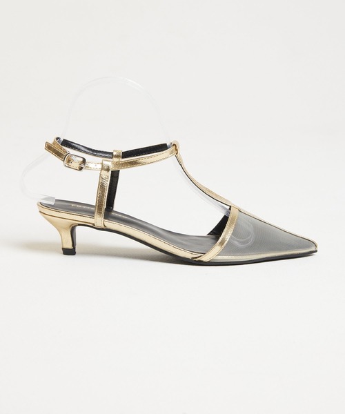 Futier land（フューティアランド）の「アシンメトリーTストラップサンダル（サンダル・レディース・ブラック/ゴールド/シルバー・36/37/40/38/39）」の15枚目の写真