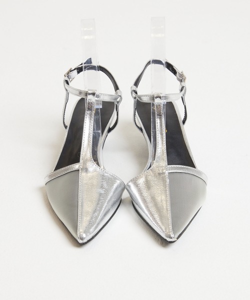 Futier land（フューティアランド）の「アシンメトリーTストラップサンダル（サンダル・レディース・ブラック/ゴールド/シルバー・36/37/40/38/39）」の16枚目の写真