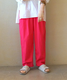 ★最終価格★ジャーナルスタンダードラックス イージーパンツ ピンク SUNDAY IN BED】EASY WIDE PANTS（ジャージ／トラックパンツ