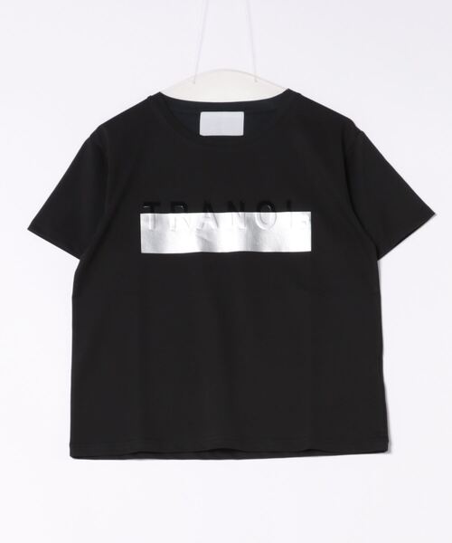 Jines（ジネス）の「TRANOIプリント Tシャツ（Tシャツ/カットソー・レディース・ホワイト/ブラック/ホワイト系その他/ブラック系その他・38）」の19枚目の写真